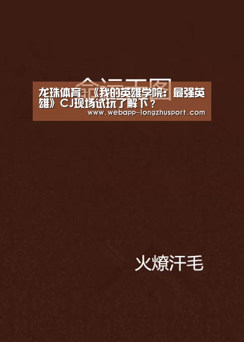 龙珠体育-《我的英雄学院:最强英雄》CJ现场试玩了解下?(图1) 龙珠体育体育